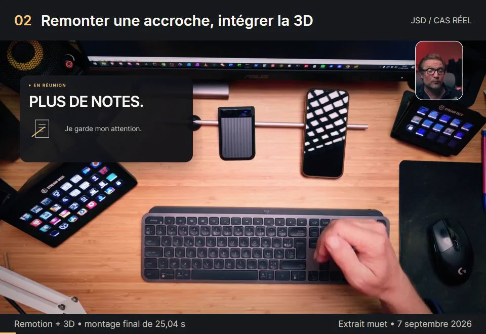 Deuxième échange : l’accroche et l’introduction remontées