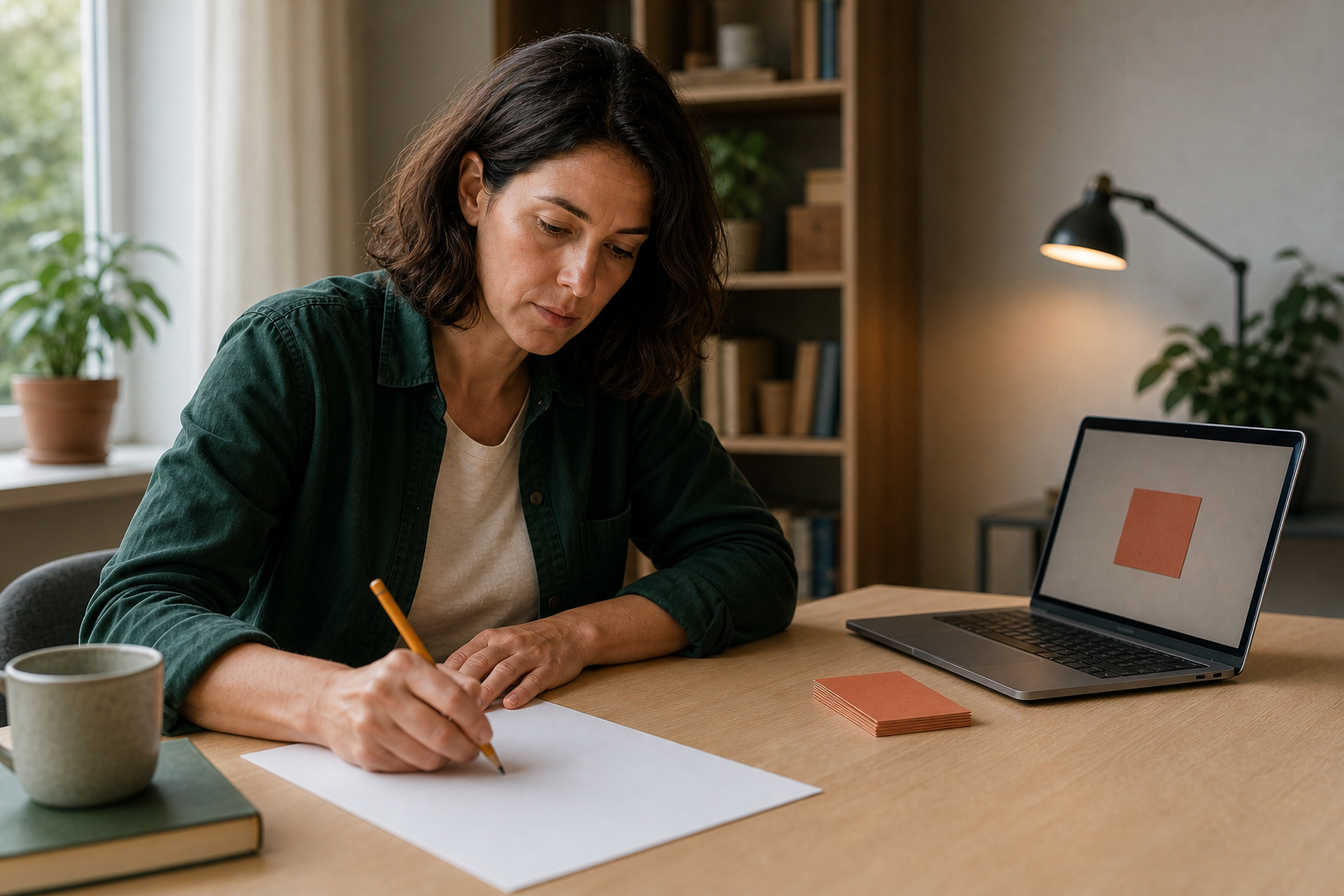 Apprenante consultant un indice minimal avant de reprendre son propre raisonnement