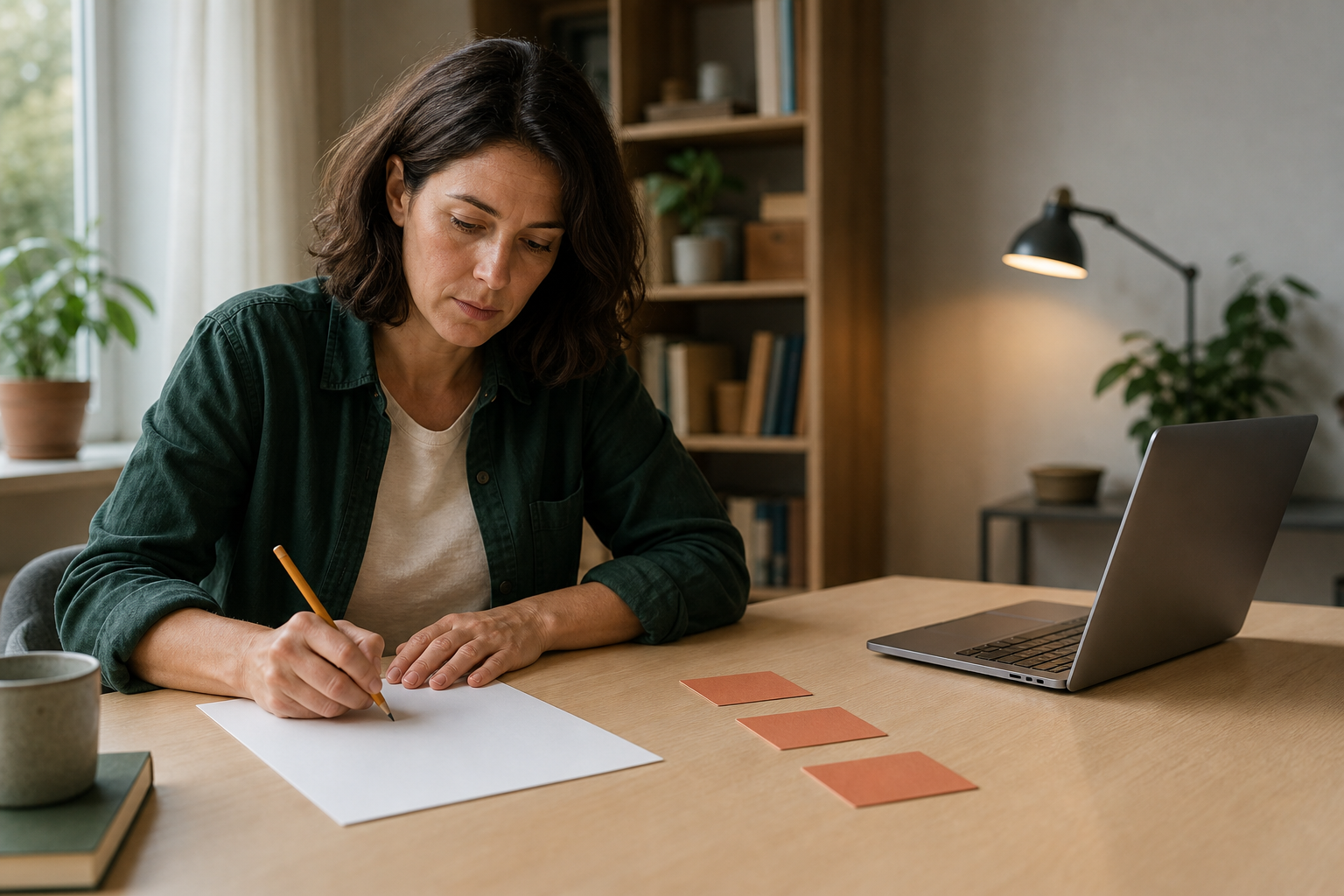 Apprenante tentant un exercice avant de demander un indice progressif à l’IA