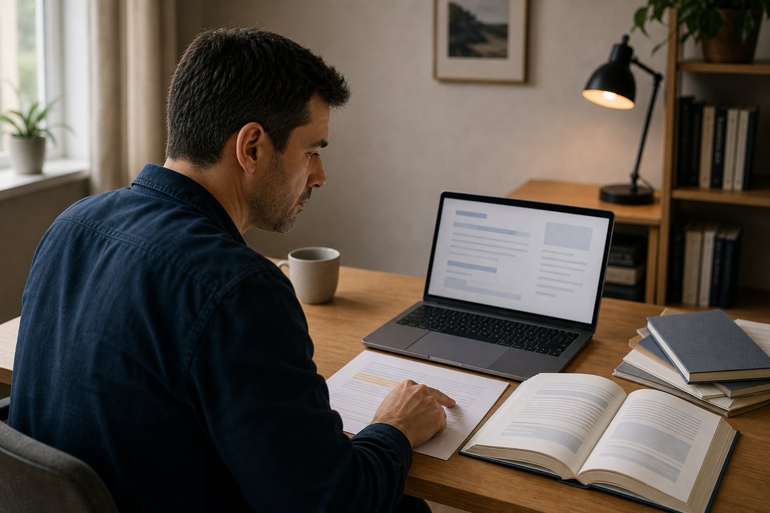 Apprenante comparant une réponse d’IA avec le passage exact d’un document source